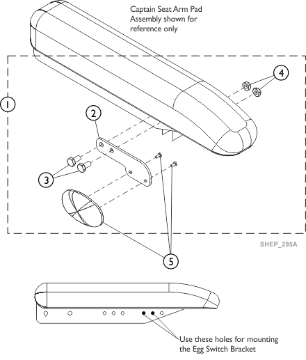 Egg Switch and Mounting Hardware