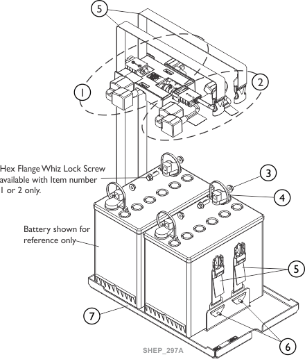 Battery Tray Assembly - 22NF Batteries