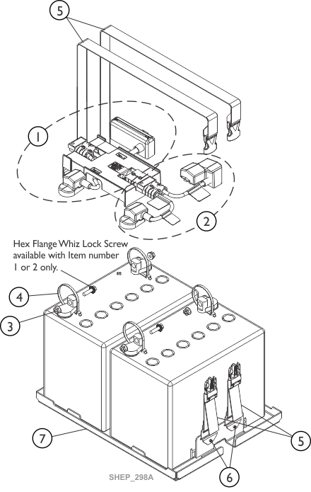 Battery Tray Assembly - GP24 Batteries