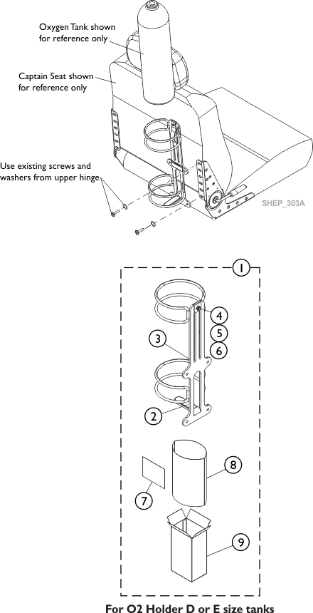 Oxygen Holder Assembly Kit - CSO2