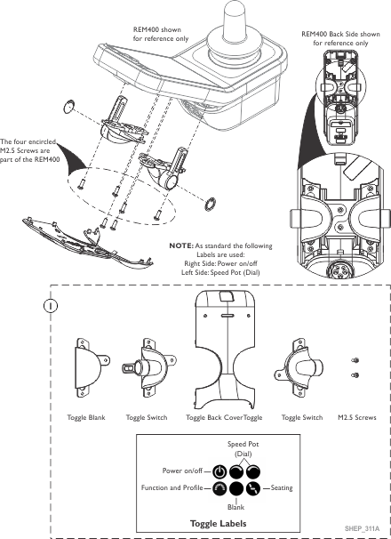 Toggle Switch Kit (SW400TGL)