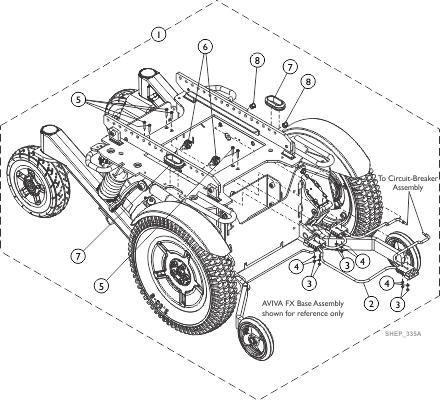 Battery Harness, Base, AVIVA FX