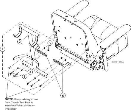 Accessories - Walker Holder Assembly - CSWH