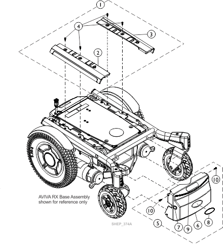 Rail Shrouds and Front Shroud