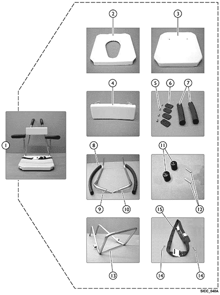 Model 1300 - Seat Assembly