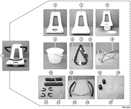 Model 1800 - C Base Seat Assembly