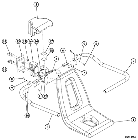 Model 1900S - Patient Seat Assembly