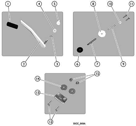 Door Handle and Safety Latch Components