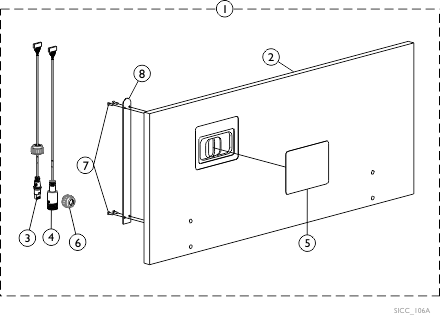 Footboard - ACP without Trendelenburg Feature