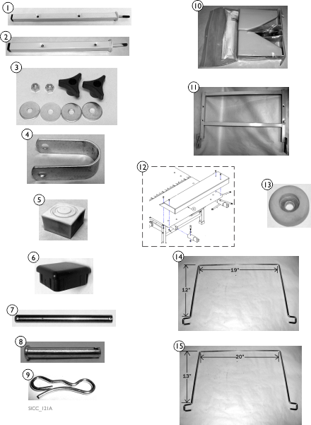 Steel and Frame Parts - BD0880/76 (continued)