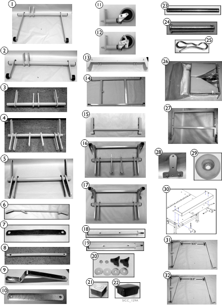 Steel and Frame Parts - BS3180/76