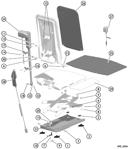 Aquatec R - Reclining Back Bath Lift