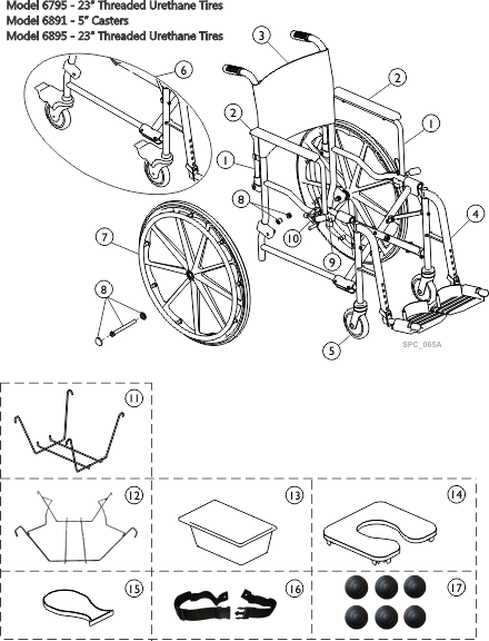 Rehab Shower Commode - Mariner