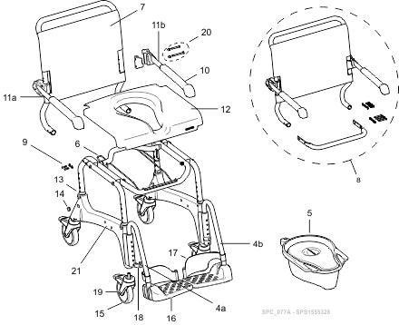 Aquatec Ocean XL Shower Commode