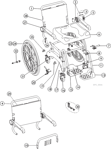 Spare parts Ocean ErgoSP/(SPXL)