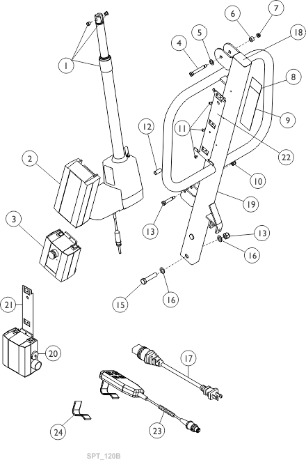 Mast Assembly - RPL600-2