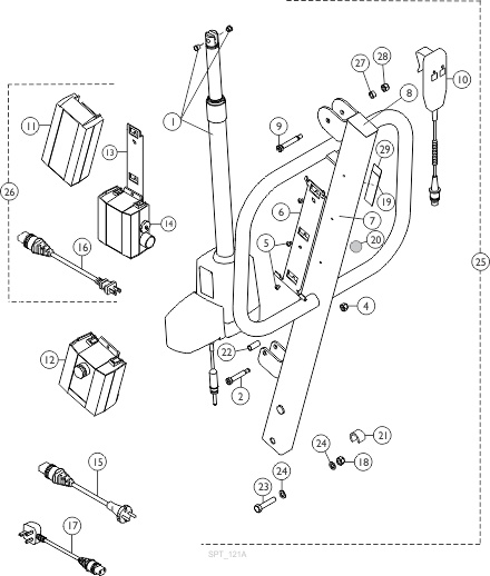 Mast Assembly - RPA600-1