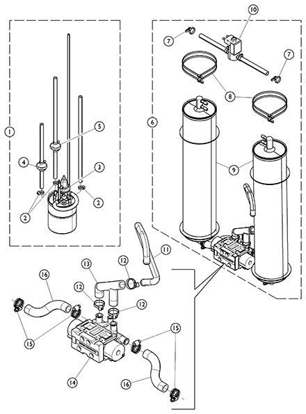 Sieve Bed Assembly and Product Tank (Perfecto2)