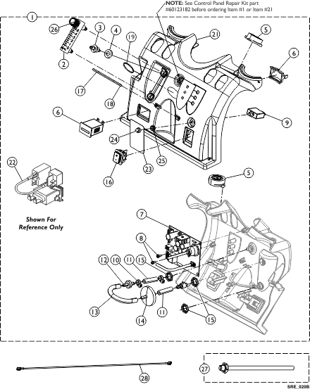 Control Panel and P.C. Board (Perfecto2 - Perfecto2V - PerfectoW)