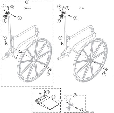 Attendant Operated Wheel Locks