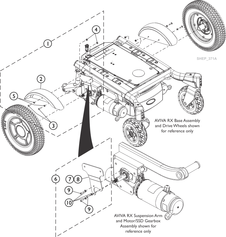 Invacare Part Notes